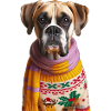 Deutscher Boxer Weihnachten