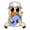 Motif de bébé mouton
