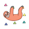 Sloth, Rock Climbing, Rock Climbing