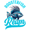 Hahnenfisch Fischfänger Fischer Fischer Angeln