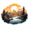 Landschaft - Illustration