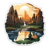 Landschaft - Illustration