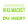 was willst du hier?