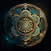 Mandala doré