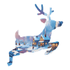 Winter Wonderland in Deer Silhouette