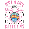 Montgolfière Fille Vol en montgolfière