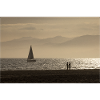 Evening atmosphere at Venice Beach
