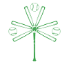 Funny Baseball Bat Shamrock Shamrock
