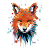 Aquarelle de renard