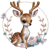 Cute Christmas deer reindeer reindeer