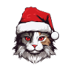 Cat Head Christmas Christmas