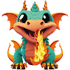 Little Cute Baby Dragon