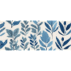 Blue Botanical Pattern