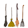 Witch's Broom Halloween Witch Witchcraft