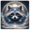 Racoon in Frost