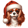 Weihnachts-Cavalier König Charles Spaniel