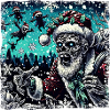 Santa Claus Zombie - Scary