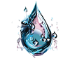 Chrome Water Drop