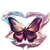 Papillon chromé