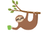 I'm a caffeinated sloth