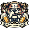 Bulldogs beer and cigars