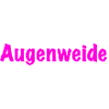 Augenweide Spruch pink Eyecatcher Text