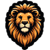Comic Lion Head