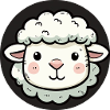 Cute Sheep Head