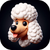 Comic Poodle Dog