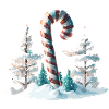 Candy Cane Landscape
