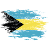Drapeau des Bahamas utilisé