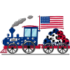 USA Flag Football Railroad