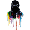 Coloured hoodie
