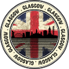 Glasgow Unionjack Cityscape