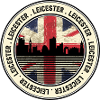 Leicester Skyline Union Jack Roundel