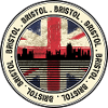 Bristol Union Flag Skyline-Abzeichen