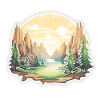 Landschaft - Illustration