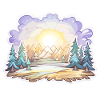 Landschaft - Illustration