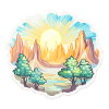 Landschaft - Illustration