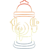 Retro Fire Hydrant