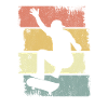 Skateboard boy drawing
