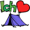 Tents Camping Camper Statement Wanderlust Heart