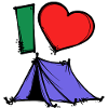 Camper Statement Camping Heart Campsite Tents
