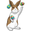 Bunny Easter Juggling