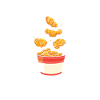 Fried Chicken Love Fast Food