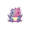 Mignon Style Anime Axolotl Kawaii