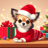 Chihuahua Christmas Spirit