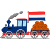 Holland Flag Basketball Railroad