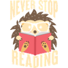 Never Stop Reading T-Shirt
