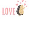 Peace-Loving Hedgehogs T-Shirt
